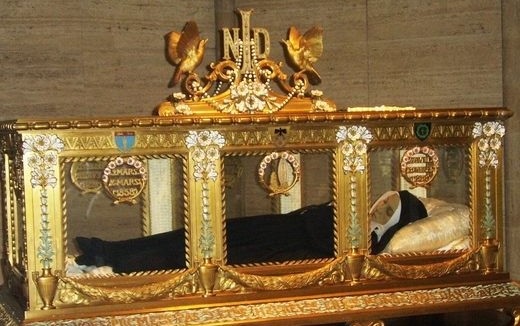 The incorrupt body of St. Bernadette